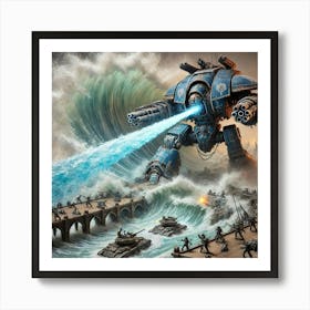 Leviathanus Tidal Blast Iron Commonwealth Art Print