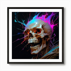 Skull Symphony Art Print