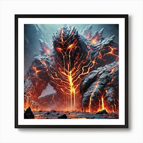 Pyroclastic Colossus 4 Art Print