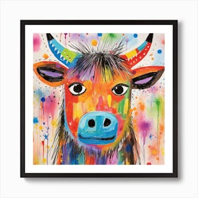 Zodiac Signs - Cow Art Print