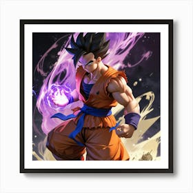 Dragon Ball Z Wallpaper 74 Art Print