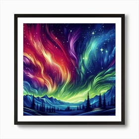 Aurora Borealis 6 Art Print