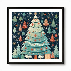 Christmas Tree 24 Art Print