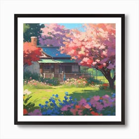 Cherry Blossoms Art Print