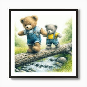 Teddy Bears 22 Art Print