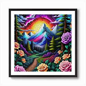 Rainbow In The Sky 1 Art Print