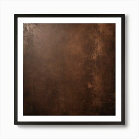 Grunge Texture On Deep Coffee Color Background Art Print