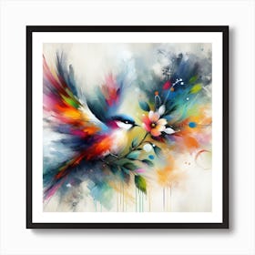 Colorful Bird 2 Art Print