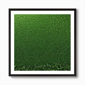 Green Grass Background 6 Art Print
