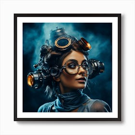 Richardvachtenberg Big Smokeyhorror Photographyportrait Of A Yo Ce5d1184 107b 4a95 85a8 15b148453d15 Art Print