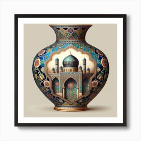 Islamic Vase Art Print