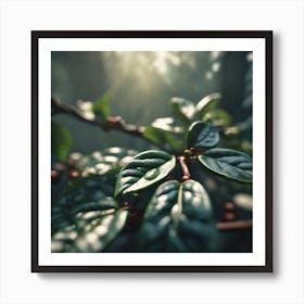 Green Leaf Art Print