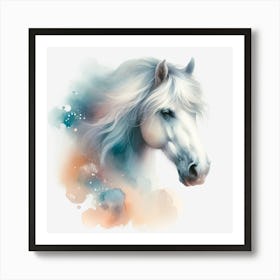 White Horse.2 Art Print