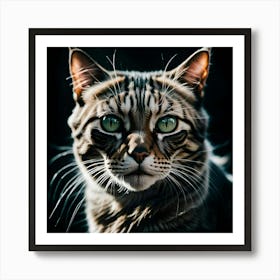 Portrait Of A Cat Art Print