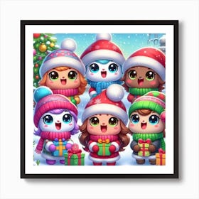 Christmas Village Art Print