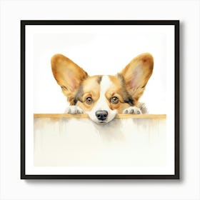 Pembrokeshire Corgi 7 Art Print