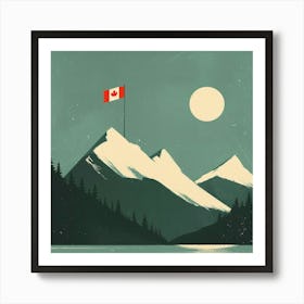 Canadian Flag 1 Art Print