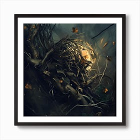 Spooky Forest Art Print