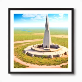 Monument To The Sun Art Print