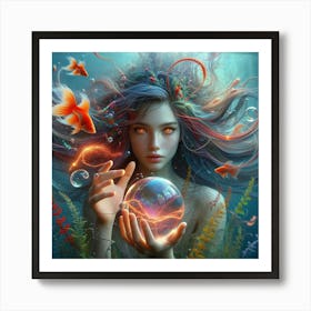 Mermaid 51 Art Print