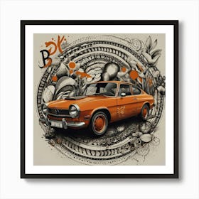 Volkswagen Beetle Art Print