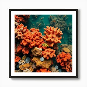 Coral Reef In The Red Sea 1 Art Print