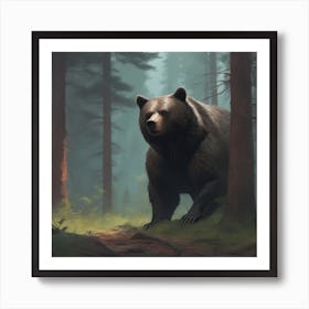 Grizzly Bear 3 Art Print