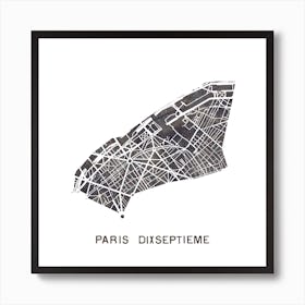 Paris 17ème Art Print