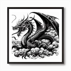 Dragon art Art Print