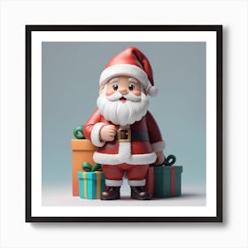 Santa Claus 13 Art Print