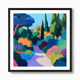 Colourful Gardens Jardin Des Plantes France 3 Art Print