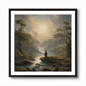 Sun worship Art Print