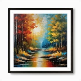 Autumn In The Forest Art Print