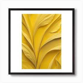 Yellow Leaves Art Print