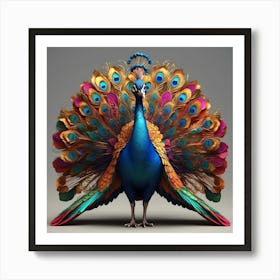 Peacock 5 Art Print