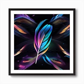 Feather Art 1 Art Print