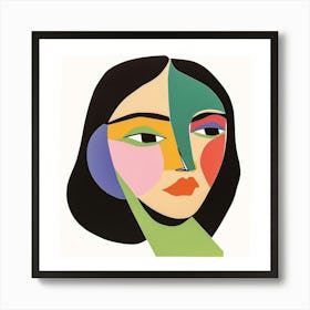 Woman'S Face 146 Art Print