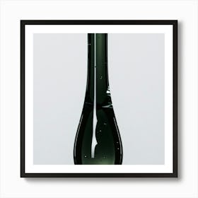 Black Glass Vase Art Print