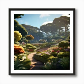 Wellington Botanic Garden New Zealand Art Print