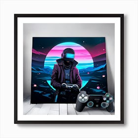 Vr Gamer 2 Art Print