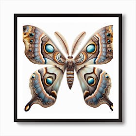 Butterfly of Argema mittrei 2 Art Print