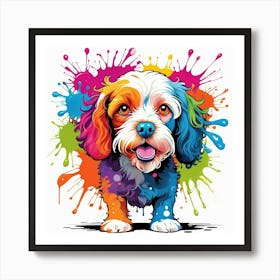 Graffiti Cockapoo 2 Art Print