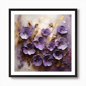 Violets 19 Art Print