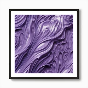 Lavender Fluid Underwater Fractal Pattern By Jacob Lawrence And Francis Picabia Perfect Composit 903494919 (2) Art Print