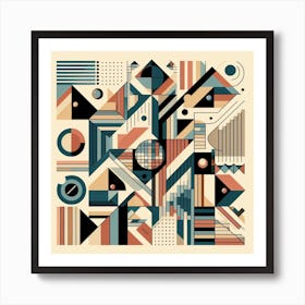 Abstract Geometric Design Art Print