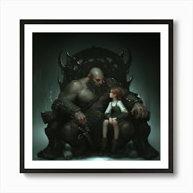 Throne Art Print