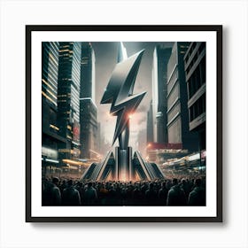 Lightning Bolt 10 Art Print