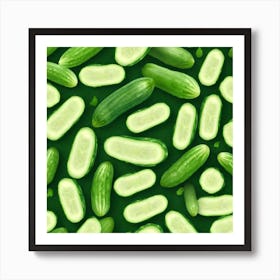 Cucumbers 8 Art Print