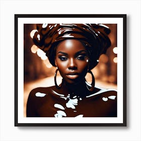 Black Woman In A Turban Art Print