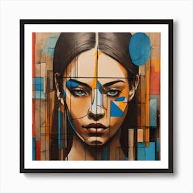 Face Of A Woman Art Print